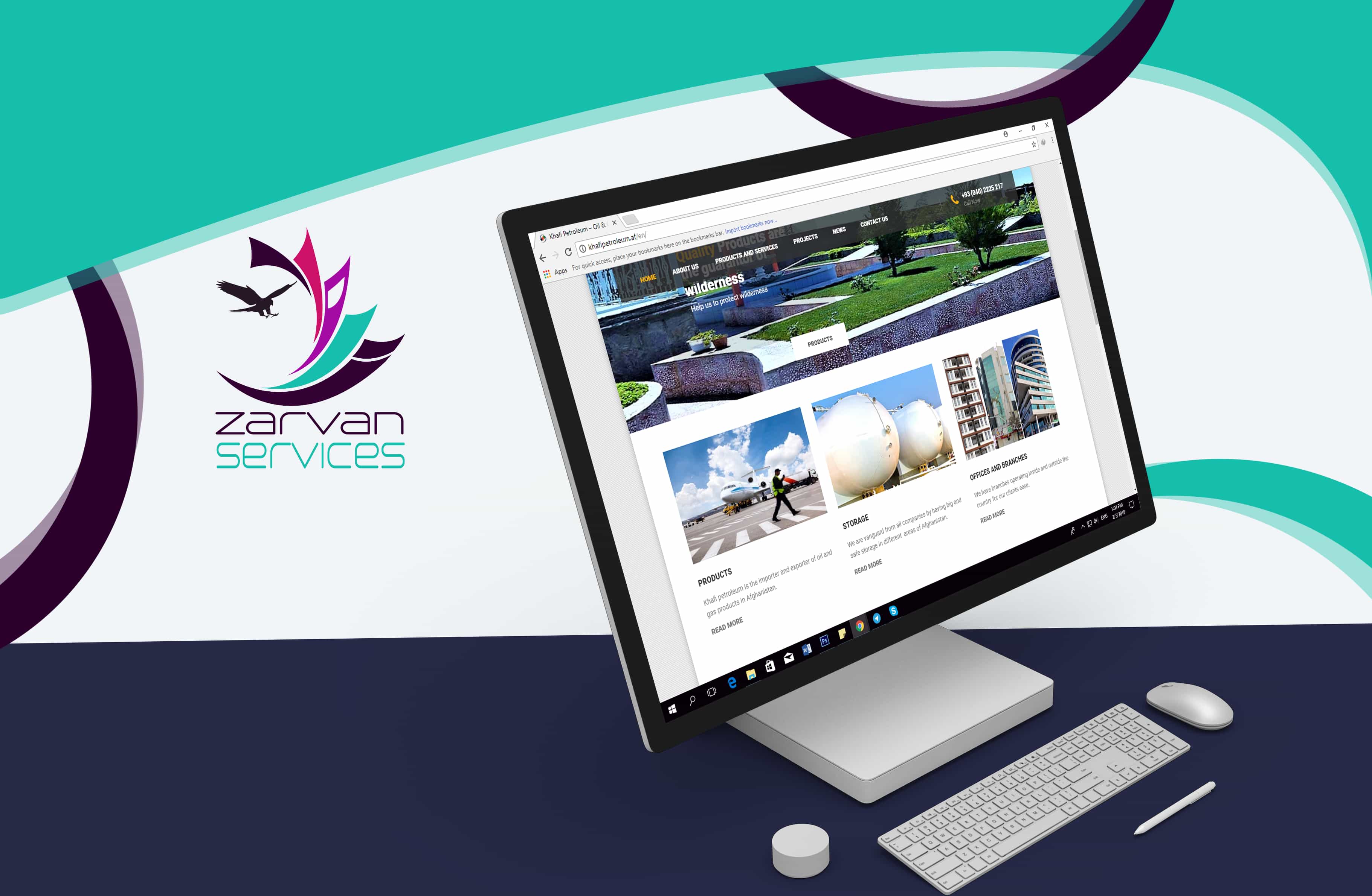 Design and Develop of website for Khafi Petroleum Co.
